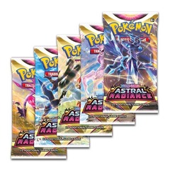 Pokemon SWSH10 Astral Radiance Booster Pack Art Set (5 Packs)